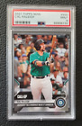 PR:838 CAL RALEIGH 2021 Topps Now MLB #550 PSA 9 RC mint CALL-UP 1st HR Mariners