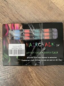 New Hairchalk Hair Chalk Mini Hair Color Comb 6 Piece Set Temporary Color