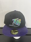 New Era TAMPA BAY DEVIL RAYS Cooperstown Coll. MLB Fitted Wool Hat Cap 7 5/8