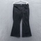 Not Your Daughters Womens Bootcut Ankle Crop Jeans 10 Petite Black Slimming NYDJ