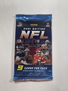 (1) 2021 Panini NFL Five Football Trading Card Factory Sealed Pack 9 Cards RC?