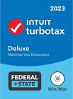 TurboTax Delux 2023 Tax Software, Federal and State Tax Return (A244)
