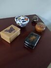 SMALL TRINKET BOXES - LOT OF 5