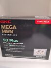 GNC MEGA MEN 50 Plus Vitapak, Targeted Multivitamin 4 In1 , 30 Packets 08/24