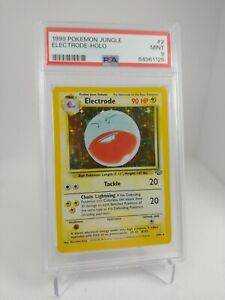 #65 - PSA 9 - Electrode Holo #2 Jungle Vintage 1999 Pokemon Card