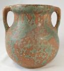 Burley Winter Arts and Crafts Pottery Vase Mottled Glaze 2 Handled #54 Vintage
