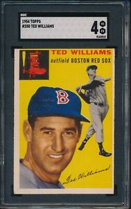 1954 Topps Ted Williams #250 SGC 4 VG-EX -5518