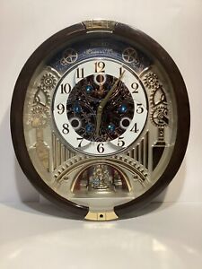 Seiko Melodies in Motion Wall clock With Swaroski Crystals Rare 30 Songs