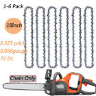 18'' Chainsaw Chain For Husqvarna X-CUT SP33G 440/455 Rancher 325'' .050 72DL