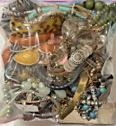 Bulk Jewelry Necklaces Bracelets Earrings All Wearable or Craft Harvest 6.8 lbs
