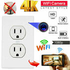 HD 1080P AC Outlet Mini Camera WiFi IP Home Security Nanny Wall Video Recorder