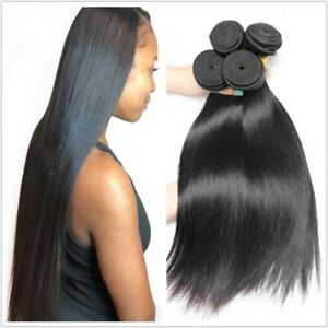 Indian Straight Human Hair Extensions 200g 4Bundles Unprocessed Remy Hair Weave