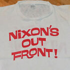 *1972 RICHARD NIXON* vtg rare president election vote tee shirt (S) 70s Laugh In