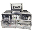 Audio Cassettes Lot Of 28 Plus Head Cleaner Vintage USED Sold As Blank
