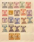 Pakistan 1947 Stamps Of India 1937 -1943 Overprint In Black (***)(**)