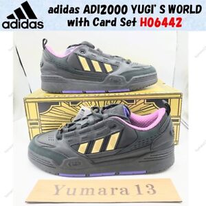 adidas ADI2000 YUGI’S WORLD with Card Set Black H06442 US 4-14 Brand New