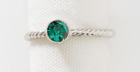 Touchstone Crystal Jewelry by Swarovski MAY Birthstone Ring Size 8