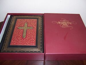 Franklin Mint Library THE HOLY BIBLE King James Version - Queen Mary Psalter