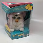 Vtg 1999 Tiger Electronics FURBY Babies PINK & White Baby IN BOX #70-940