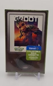 Guardians of the Galaxy Vol 3 Groot Collectible Gold Cassette Tape Sealed Marvel