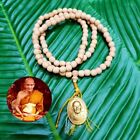 Sacred Holy Wood 108 Beads Necklace LP Doo Wat Sakae Thai Buddha Amulet
