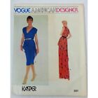 Vogue American Designer Sewing Pattern 2331 Kasper Business Dress size 8 cut