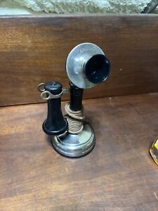 *********RARE Antique 1908 Kellogg Candle Stick Telephone