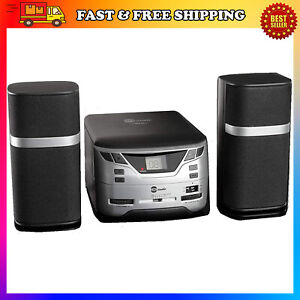 Modern Compact CD Shelf System Micro Digital CD Player Stereo AM FM Tuner Radio