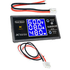 DC 100V 10A 250W LCD Digital Voltmeter Ammeter Wattmeter Voltage Current Power