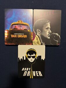 SteelBook Lot - Baby Driver, Taxi Driver, Drive | Blu-Ray & 4K Collection