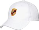 Porsche White Crest Logo Cap / Hat Adjustable
