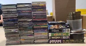 Huge PC Games and Softwares Lot about 80 Discs Free Shipping Random Assorted
