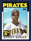 BARRY BONDS 1986 Topps Traded Rookie RC Card #11T Pirates Giants HR King