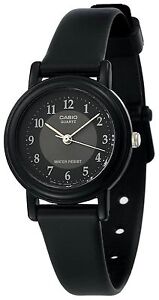 Casio LQ139A-1B3, Women's Black Resin Watch, Analog, Water Resistant