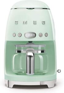 Smeg 50's Retro Style Aesthetic Drip Filter Coffee Machine 10 cups Pastel Green