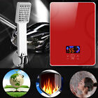 220V Instant Hot Water Heater Tankless Electric Shower W/Shower Head 6500W 55 ℃