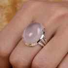 Rose Quartz 925 Sterling Silver Band & Statement Ring Handmade Ring All size