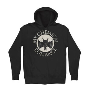 Men's My Chemical Romance Bat Hooded Sweatshirt Small Black