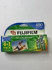 New Sealed 5 Pack Fujifilm Superia X-TRA 400 35mm Film X-TRA400 Colored Film
