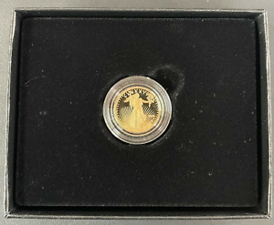 2021 W American Gold Eagle Proof Type 2,  1/10th ozt $5 in OGP, Box & COA