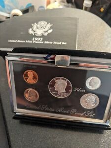1995 US Mint Premier Silver Proof Set With Box And COA
