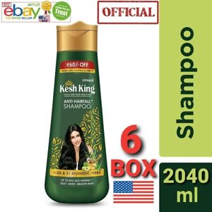 Kesh King Shampoo OFFICIAL USA 6 Box 2 LITRE Strong Health Hairs Fresh Ayurvedic