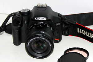 Canon EOS T1i 15.1MP DSLR Camera with 18-55mm f/3.5-5.6 IS STM Lens Excellent