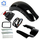 CVO Style Rear Fender System W/LED For Touring 2009 2010 Road King Street Glide