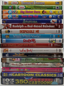 Lot Kids Childrens DVD Movies Shows Thomas & Friends The Wiggles Robots Dora