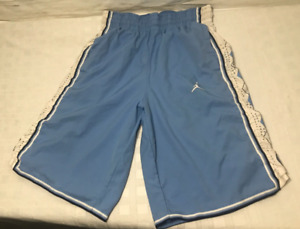 JORDAN Nike Sz. SMALL Men's Long Basketball Shorts North Carolina Tarheels Blue