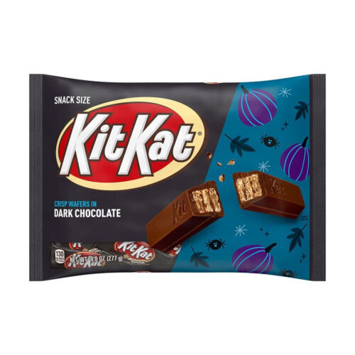 KIT KAT Crisp Wafers in Dark Chocolate Candy Bars 9.8 oz Bag - Best By 07/2024