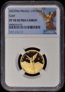 2023 Mo Mexico 1/4 Onza Gold Libertad Proof NGC PF70UC