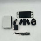 Nintendo Switch OLED Video Game Console HEG-001 Arctic White With Accessories