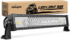 - 18016C-A LED Light Bar 22Inch 270W Triple Row 27000LM Flood Spot Combo Beam Le